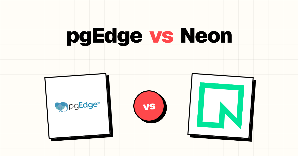 pgEdge vs Neon: distributed active-active Postgres compared to serverless branching.