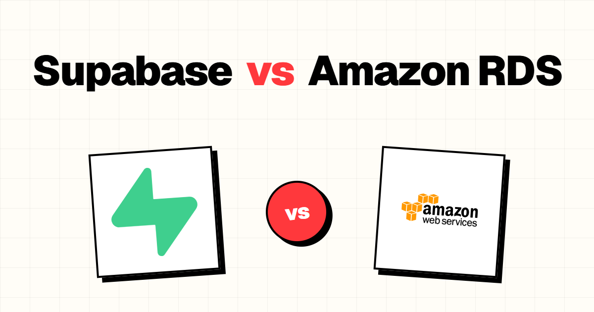 Supabase vs RDS compared on pricing, developer experience, and lock-in